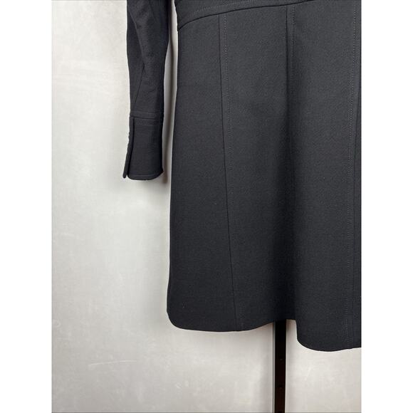 J Crew Classic Lady Day Coat Italian Double Cloth Wool Thinsulate Womens 0 Black - Picture 7 of 12